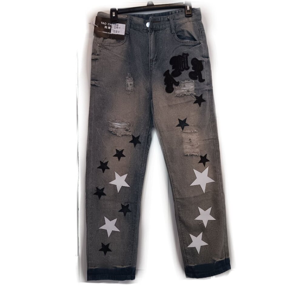 Urban Streetwear Y2K Chic Women's Jeans – Size 11 | Trendy & Comfortable Street